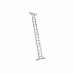 Стремянка шарнирная двухсторонняя Krause Corda 085047, 4 секции, 4 ступени, 3.25-5.5 м