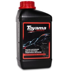 Масло моторное полусинтетическое для 2Т лодочных моторов Toyama 952864, 1 л