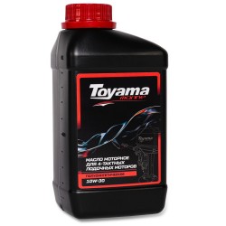 Масло моторное полусинтетическое для 4Т лодочных моторов Toyama 10W30 952863, 1 л