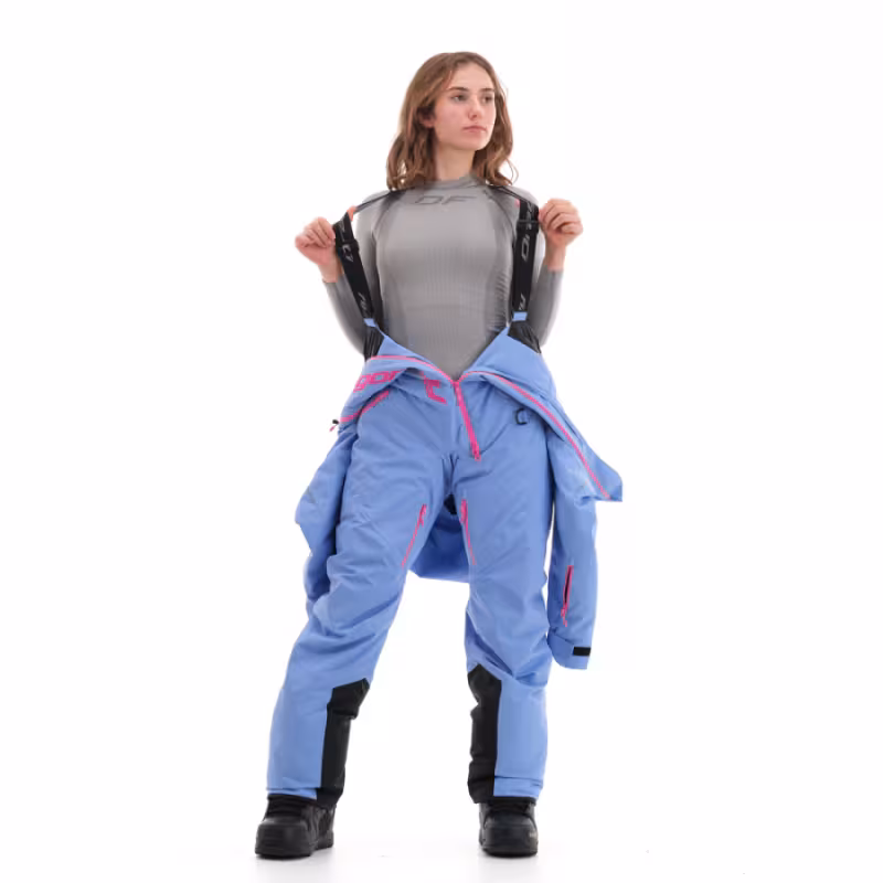 Комбинезон женский Dragonfly Gravity Premium Woman, Ocean Wave/Pink, мембрана, голубой/розовый, размер M, 170 см
