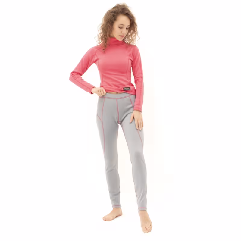 Комплект термобелья женский Dragonfly Pink-Grey 2023, серый/розовый, размер M