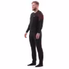 Полукомбинезон мужской Dragonfly, ткань Windstopper/флис, черный, размер S, 170 см