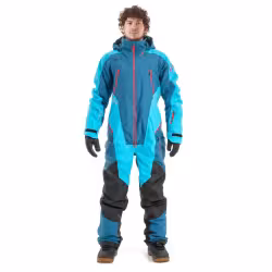 Комбинезон мужской Dragonfly Extreme 2.0 Man, Baltic 2024, мембрана, Dark Ocean, синий/голубой, утепленный, размер KL, 176 см
