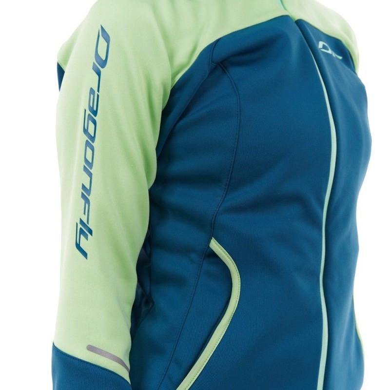 Куртка женская Dragonfly Explorer 2.0 Woman Green 2024, ткань Softshell, зеленый, размер M