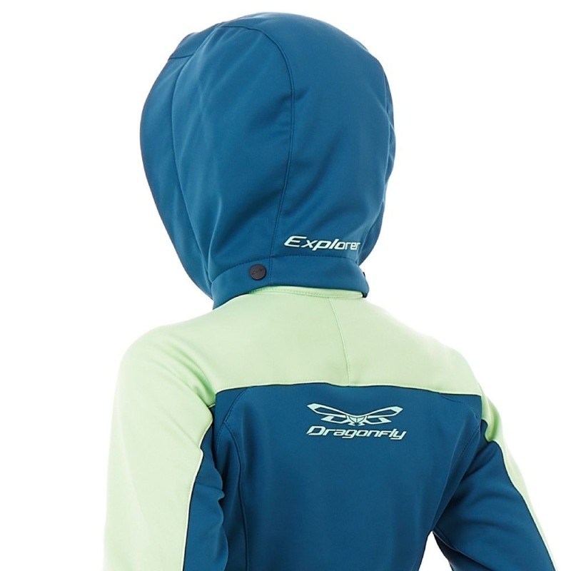 Куртка женская Dragonfly Explorer 2.0 Woman Green 2024, ткань Softshell, зеленый, размер M