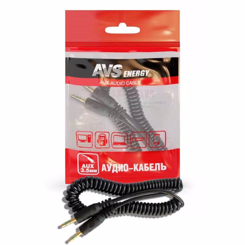 Кабель AVS AU-611 с разъемом 3,5 jack - 3,5 jack, аудио, 2 м