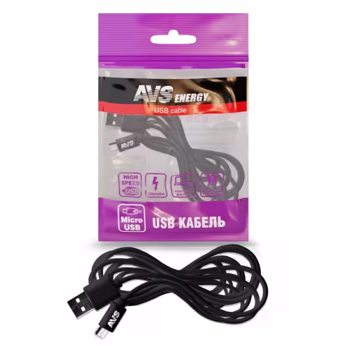 Кабель AVS MR-33, micro USB, 3 м