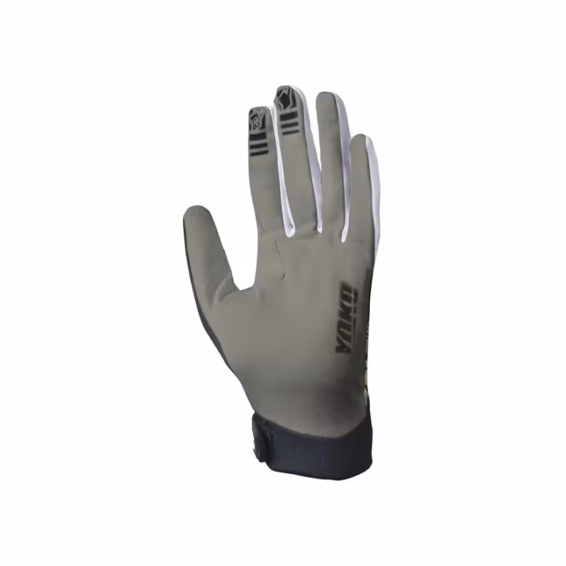 Мотоперчатки Yoke One, синий/желтый, размер 11