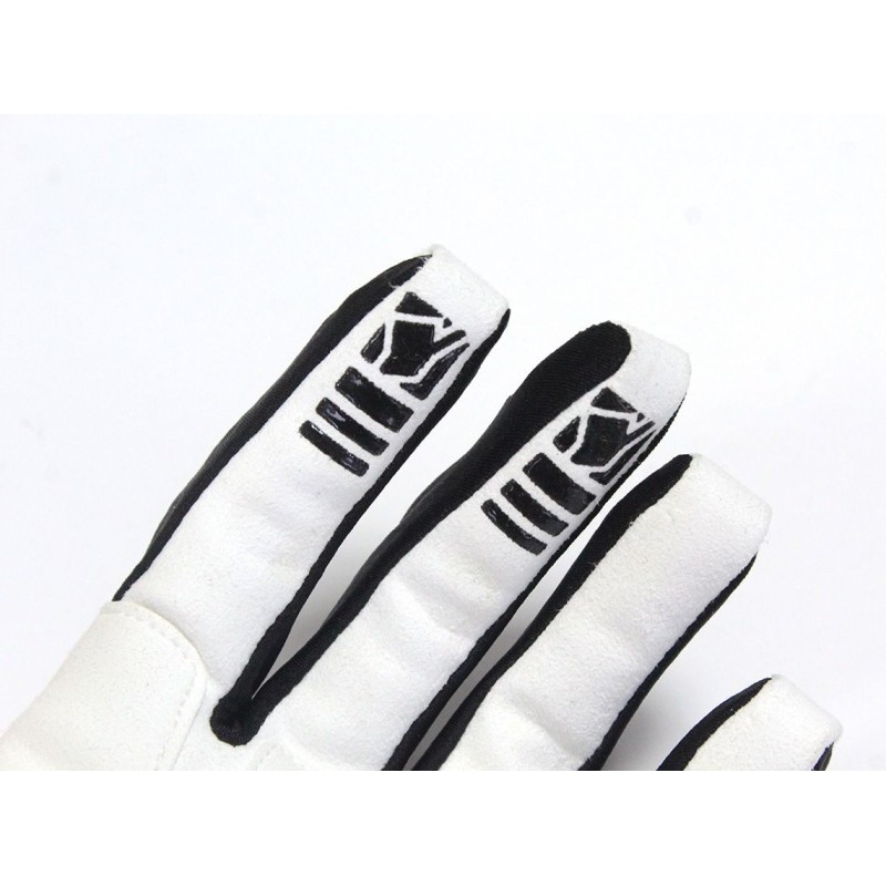 Мотоперчатки Yoke TWO, черный/белый, размер 8