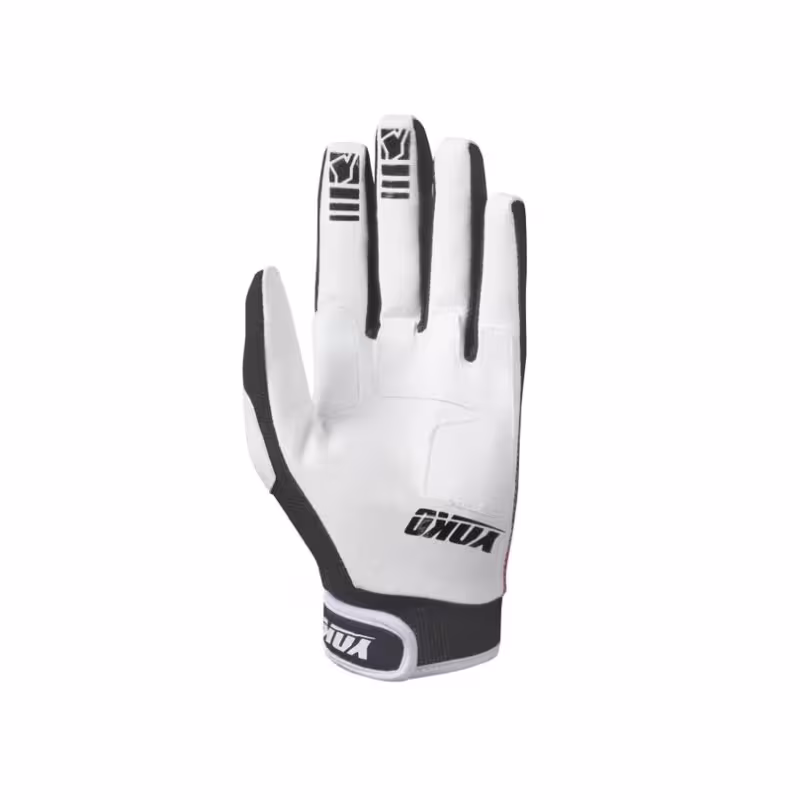 Мотоперчатки Yoke TWO, черный/белый, размер 9