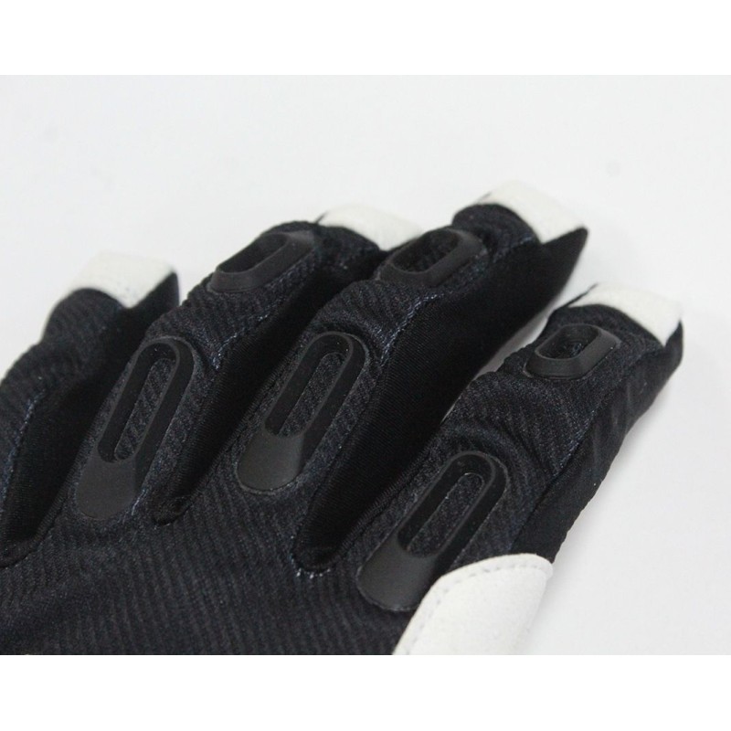 Мотоперчатки Yoke TWO, черный/белый, размер 9