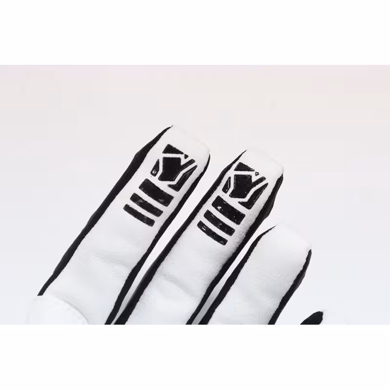 Мотоперчатки Yoke TWO, черный/белый/красный, размер 11