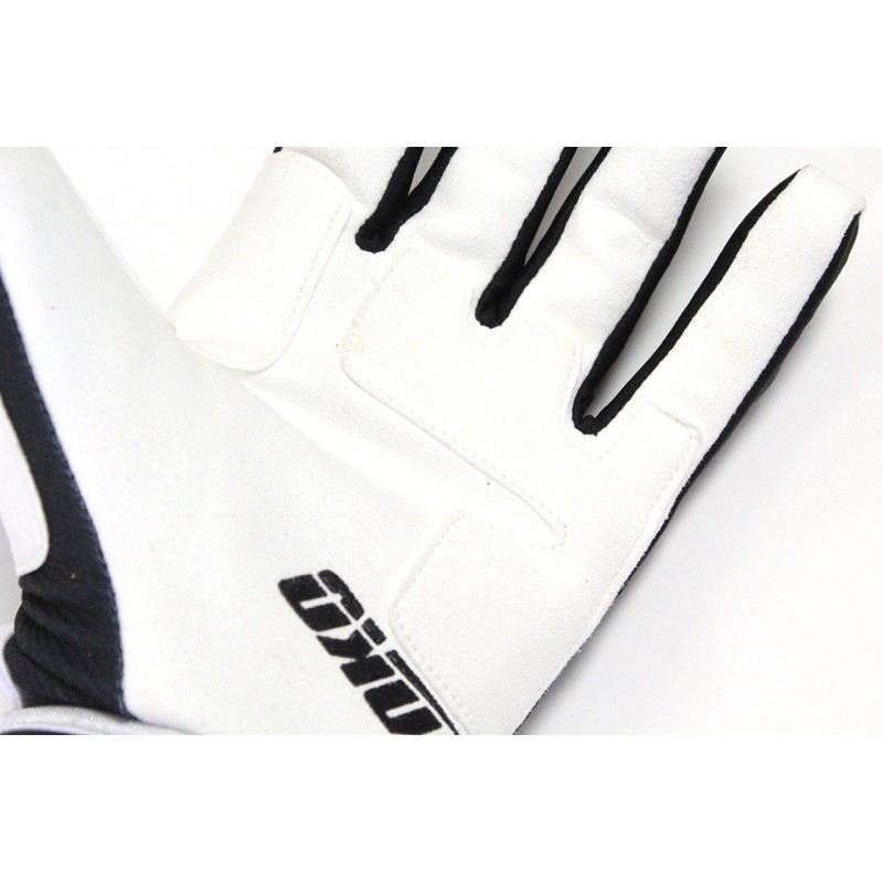 Мотоперчатки Yoke TWO, черный/белый/синий, размер 8