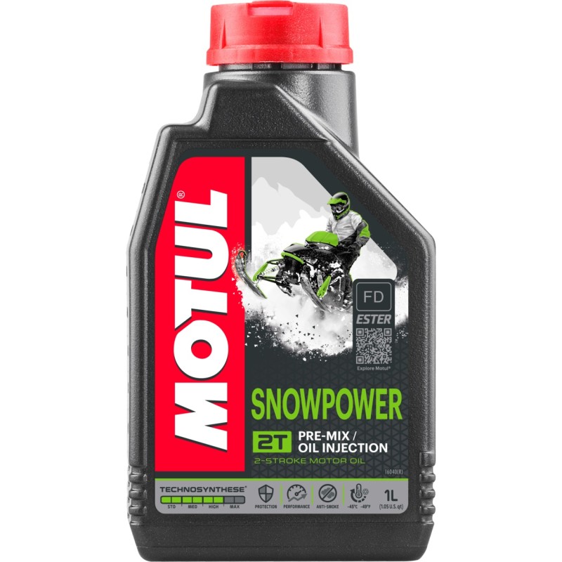 Масло моторное для 2Т снегоходов Motul Snowpower 2T,  60 л