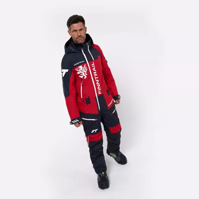 Комбинезон мужской Finntrail Evolution 21, мембрана Hard-Tex, красный, размер ML, 170-180 см