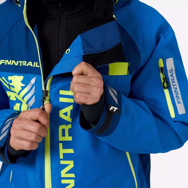 Комбинезон мужской Finntrail Evolution 21, мембрана Hard-Tex, синий, размер 42-44 (XS), 165-175 см