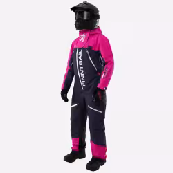 Комбинезон женский Finntrail Rachel 3851 BlueLime, мембрана Hard-Tex, розовый, размер L (48-50), 165-175 см