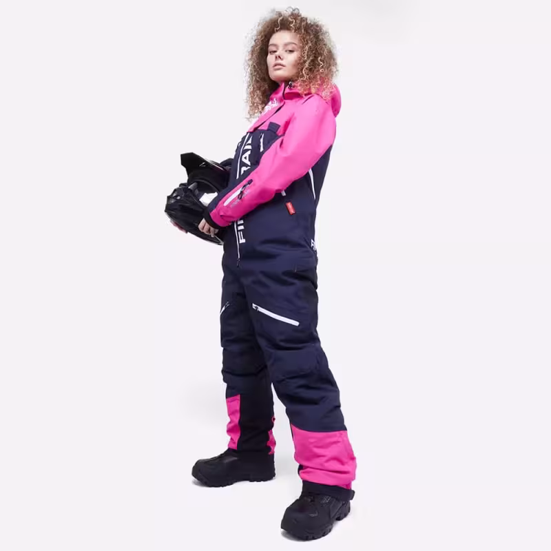 Комбинезон женский Finntrail Rachel 3851 BlueLime, мембрана Hard-Tex, розовый, размер L (48-50), 165-175 см