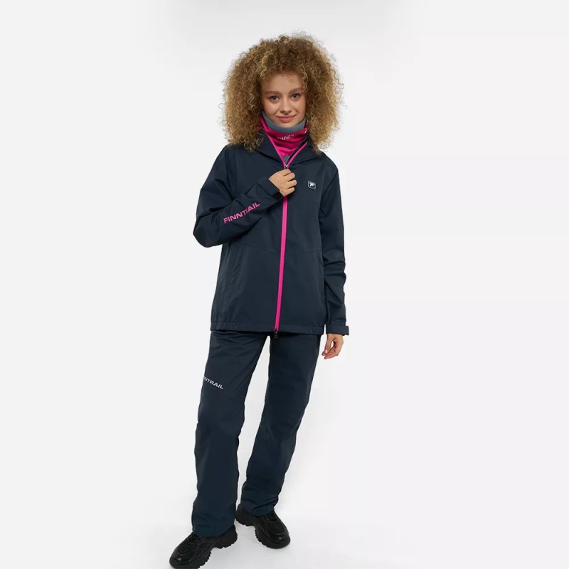 Костюм женский рыболовный Finntrail Outdoor Suit W Graphite, темно-синий, размер XXS, 150-160 см