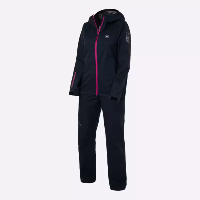 Костюм женский Finntrail Outdoor Suit W Graphite, черный, размер 44-46 (S), 160-170 см