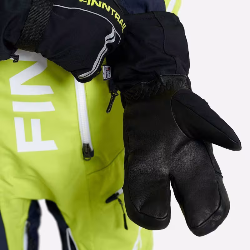 Перчатки Finntrail Lobster, мембрана Hipora, черный/желтый, размер L