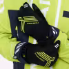 Перчатки Finntrail Wintersport 2750 Graphite/Yellow, мембрана Hipora, черный/желтый, размер S