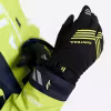 Перчатки Finntrail Wintersport 2750 Graphite/Yellow, мембрана Hipora, черный/желтый, размер S