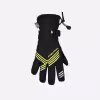 Перчатки Finntrail Wintersport 2750 Graphite/Yellow, мембрана Hipora, черный/желтый, размер S