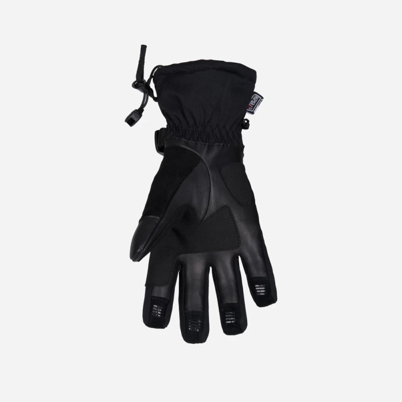 Перчатки Finntrail Wintersport 2750 Graphite/Grey, мембрана Hipora, черный/бирюзовый, размер M