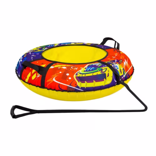 Тюбинг-ватрушка ТяниТолкай Rapid red/blue/yellow, 93 см
