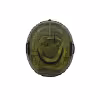 Тюбинг-ватрушка со спинкой ТяниТолкай Tank green/black, 115 см