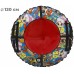 Тюбинг-ватрушка ТяниТолкай Fancy red/blue, 120 см