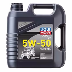 Масло моторное синтетическое для 4Т двигателей квадроциклов Liqui Moly ATV 4T Motoroil Offroad 5W50, 4л 