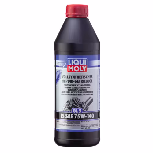 Масло трансмиссионное синтетическое Liqui Moly Vollsynthetisches Hypoid-Getriebeoil LS 75W140, 1 л