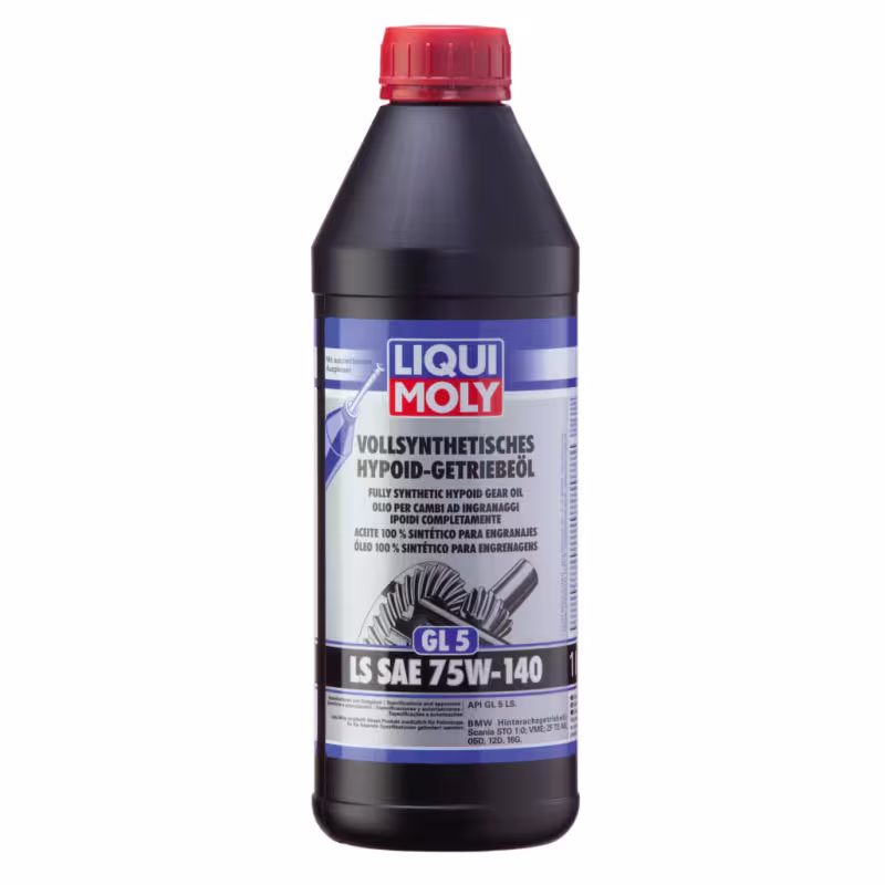 Масло трансмиссионное синтетическое Liqui Moly Vollsynthetisches Hypoid-Getriebeoil LS 75W140, 1 л