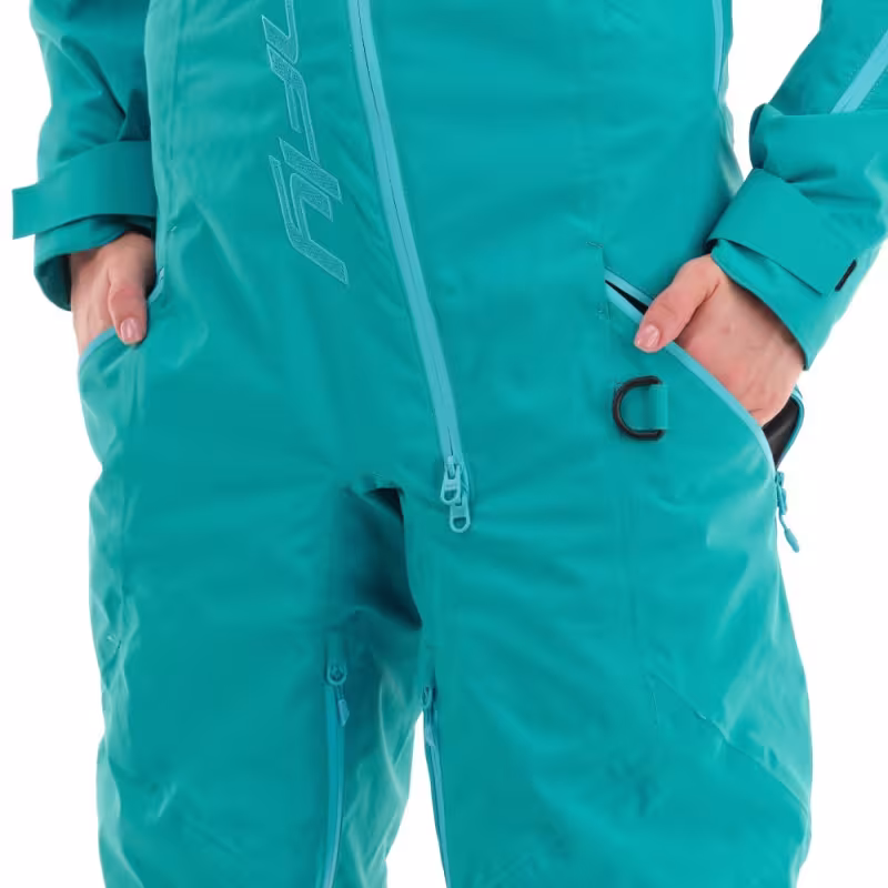 Комбинезон снегоходный женский Dragonfly Gravity Premium Woman, Baltic Blue, 2024, полиэстер, голубой, размер S, 164 см