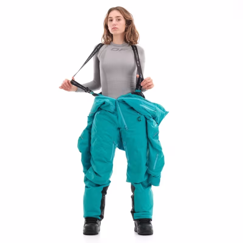 Комбинезон снегоходный женский Dragonfly Gravity Premium Woman, Baltic Blue, 2024, полиэстер, голубой, размер S, 164 см