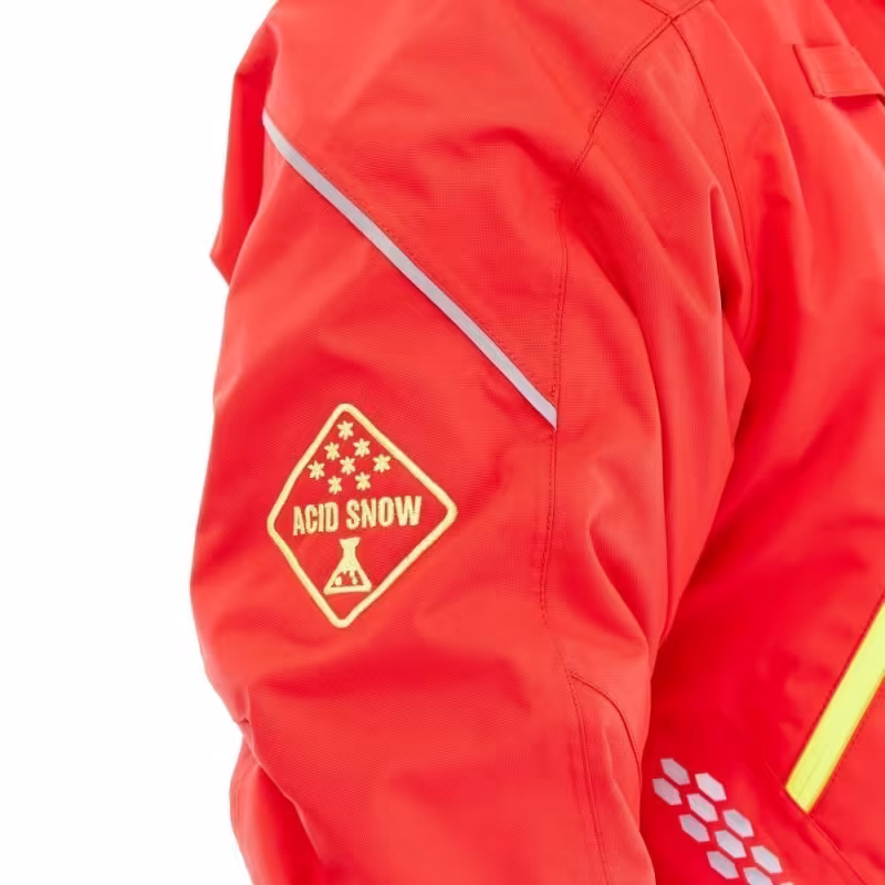 Комбинезон мужской Dragonfly Extreme 2.0 Man Red - Yellow Acid 2024, мембрана DFTEX, красный/желтый, размер KL, 176 см