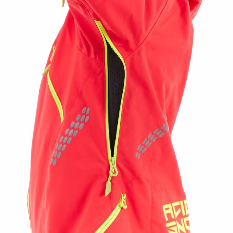 Комбинезон мужской Dragonfly Extreme 2.0 Man Red - Yellow Acid 2024, мембрана DFTEX, красный/желтый, размер KXL, 182 см