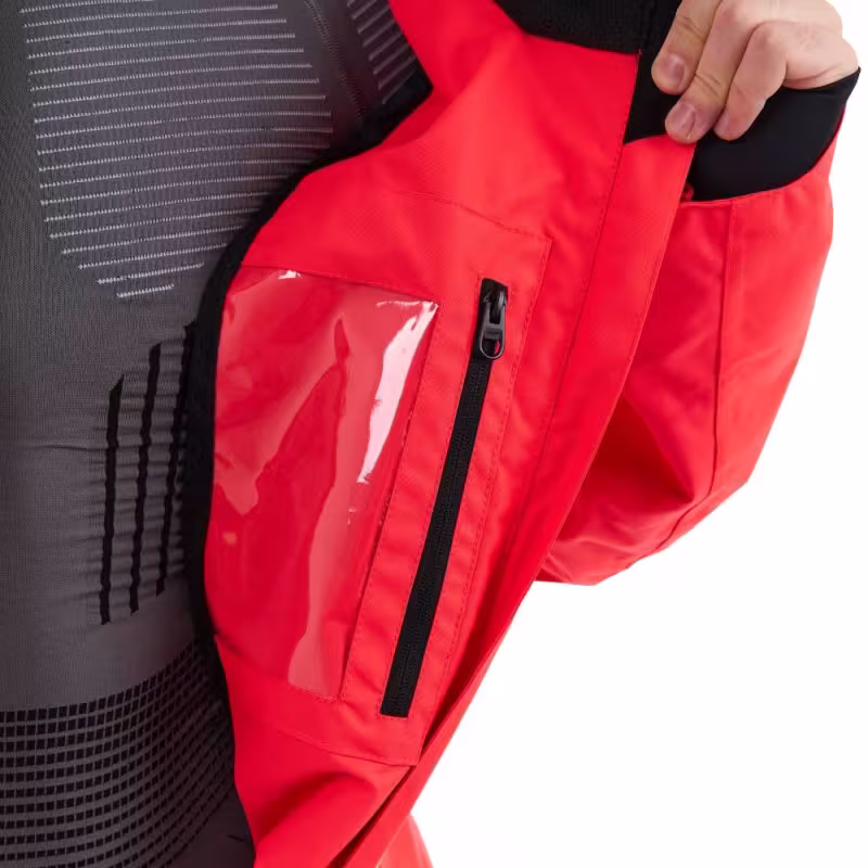 Комбинезон мужской Dragonfly Extreme 2.0 Man Red - Yellow Acid 2024, мембрана DFTEX, красный/желтый, размер KXL, 182 см