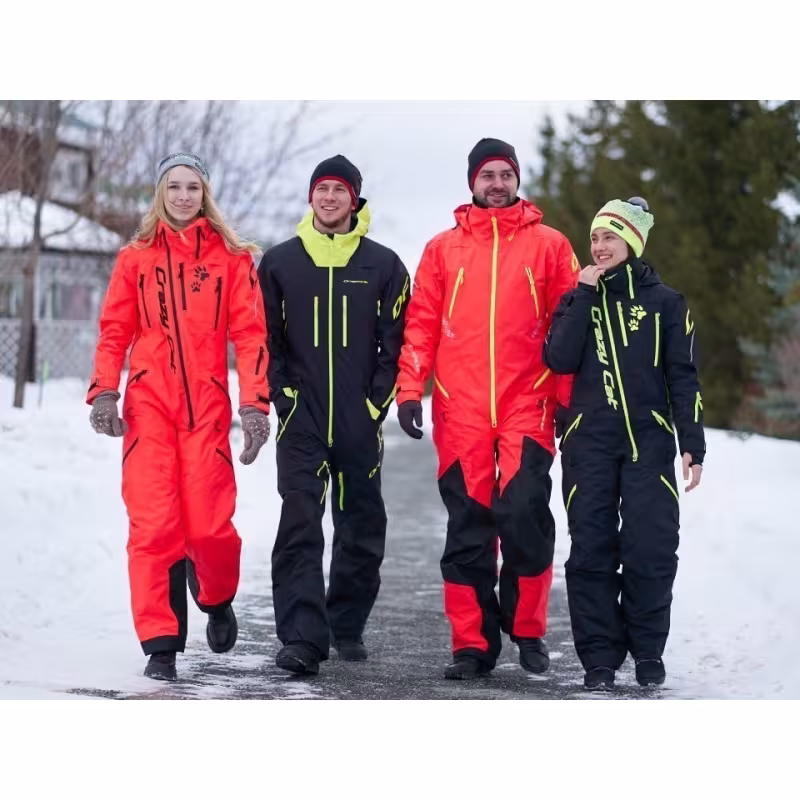 Комбинезон мужской Dragonfly Extreme 2.0 Man Red - Yellow Acid 2024, мембрана DFTEX, красный/желтый, размер KXL, 182 см