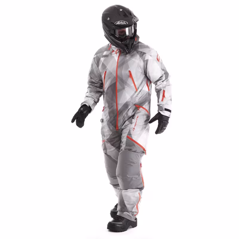 Комбинезон мужской Dragonfly Extreme Man Camo - Grey, мембрана, серый, размер M, 176 см