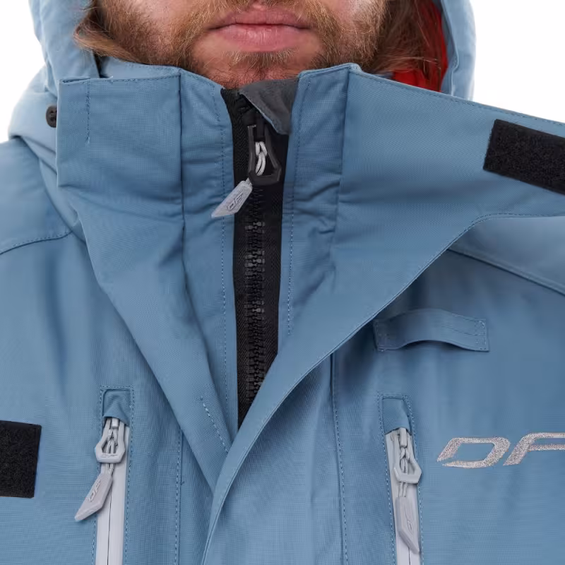 Куртка мужская Dragonfly Expedition Blue/Grey, мембрана DFTEX, голубой/серый, размер M, 176 см