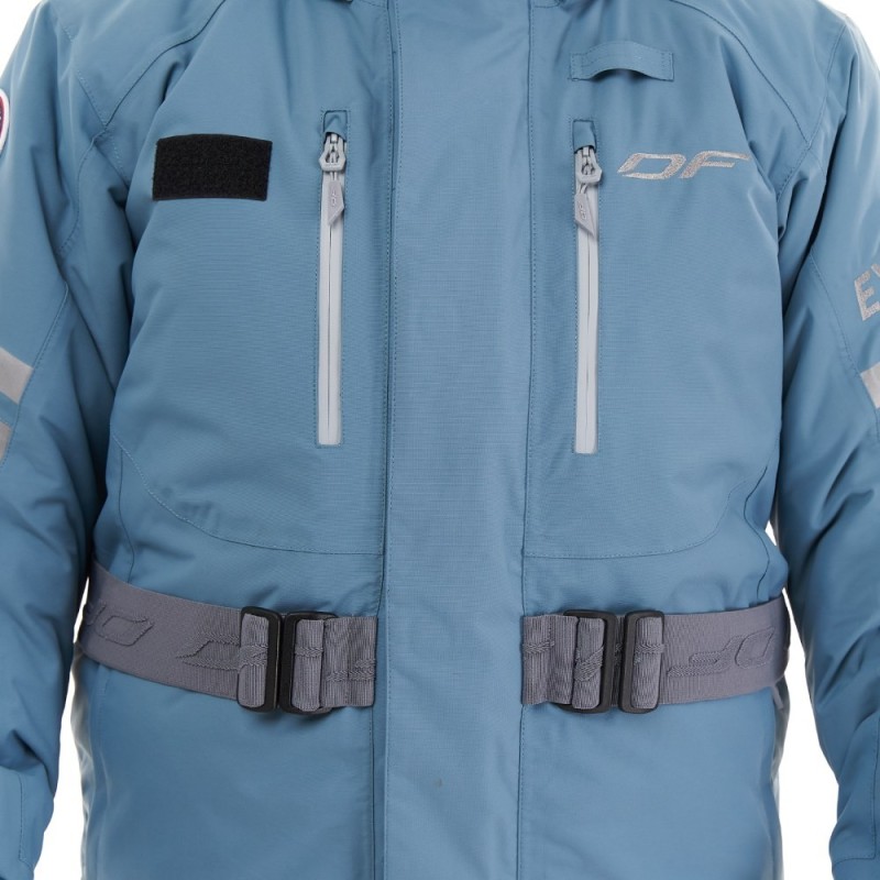 Куртка мужская Dragonfly Expedition Blue/Grey, мембрана DFTEX, голубой/серый, размер M, 176 см