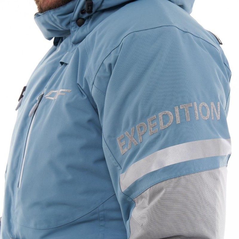 Куртка мужская Dragonfly Expedition Blue/Grey, мембрана DFTEX, голубой/серый, размер M, 176 см