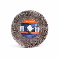 Кордщетка Patriot 823010024 абразивная лепестковая для брашировальной машины, 120х100 мм, Р120
