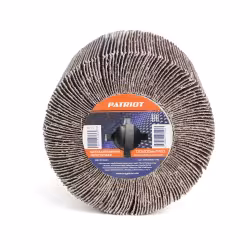 Кордщетка Patriot 823010023 абразивная лепестковая для брашировальной машины, 120х100 мм, Р80