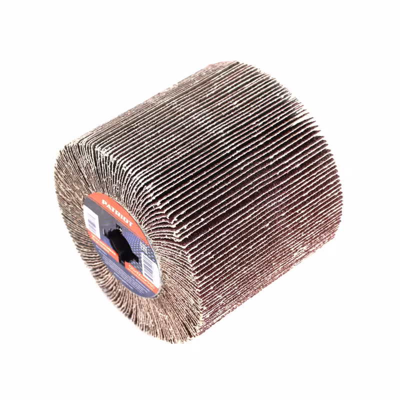 Кордщетка Patriot 823010023 абразивная лепестковая для брашировальной машины, 120х100 мм, Р80