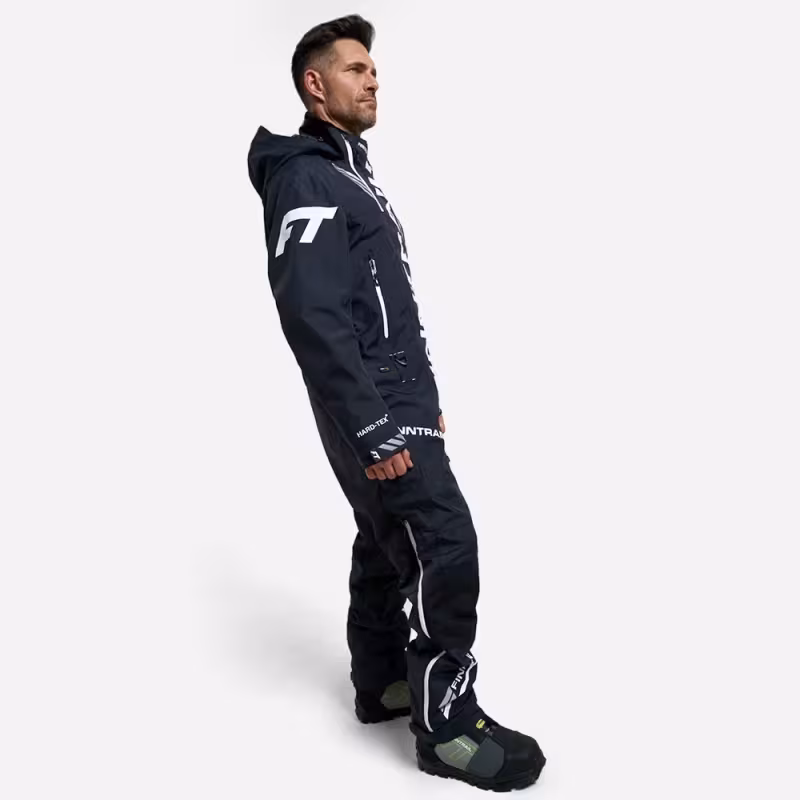 Комбинезон мужской Finntrail Backcountry 3901, мембрана Hard-Tex, черный, размер  42-44 (XS), 160-170 см