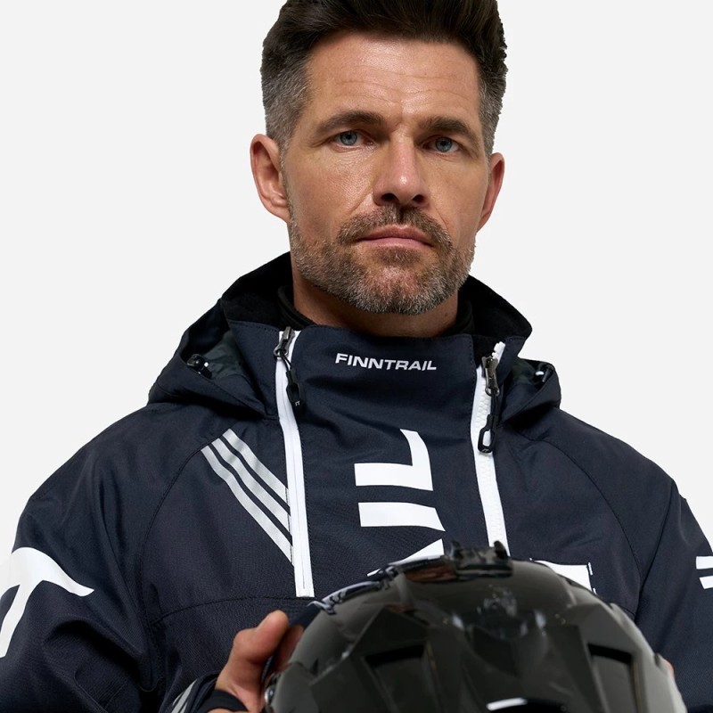 Комбинезон мужской Finntrail Backcountry 3901, мембрана Hard-Tex, черный, размер  42-44 (XS), 160-170 см